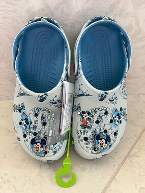 Disneyland 70th Anniversary Crocs NWT